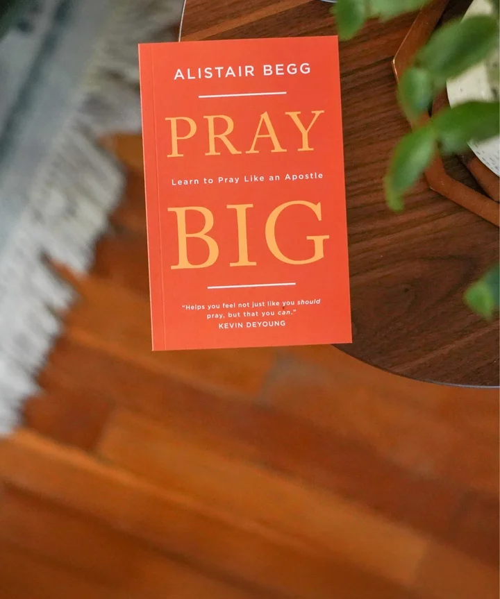 Photograph of Pray Big in a home