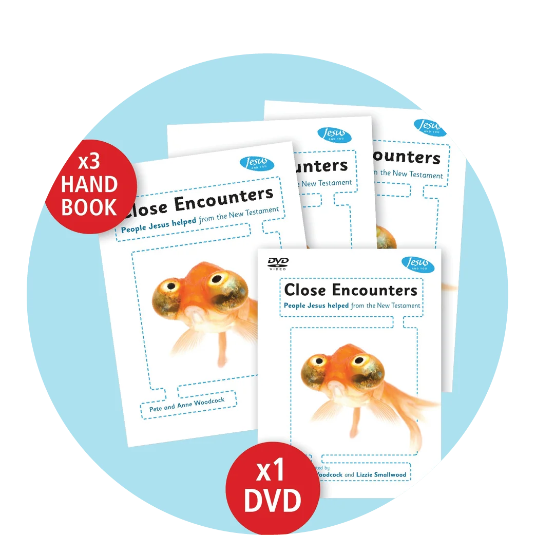 The starter pack for Close Encounters featuring a fish