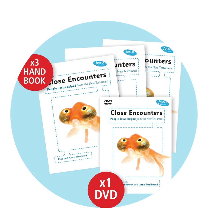 The starter pack for Close Encounters featuring a fish